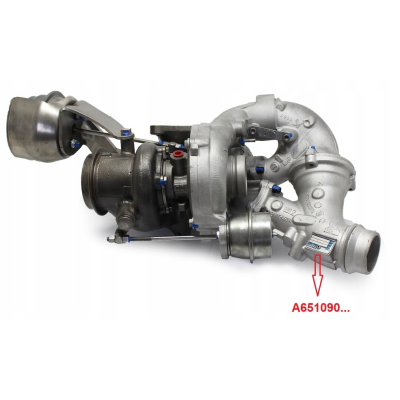 BITURBO MERCEDES W166 ML GLE 2.2 CDI 204KM A6510907080